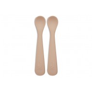 Jollein Löffel 2er-Set Silikon in pale pink