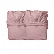 Leander 2er-Set Laken Organic in Dusty rose für Juniorbett oder 70x140cm