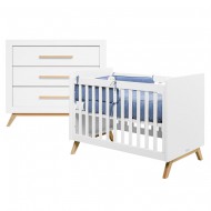 Bopita Babyzimmer 2-teilig Fenna mit Bett 60x120cm 