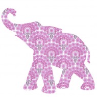 Babyelefant 030 in pink