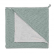 Baby's Only Kapuzenkuscheldecke Classic stonegreen 82x82cm
