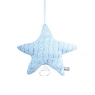 Baby's Only Spieluhr Stern Zopf hellblau 30x30 cm