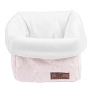 Baby's Only Korb Zopf klassisch rosa 18x18x18 cm