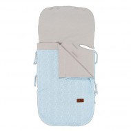 Baby's Only Sommer Fußsack Maxi-Cosi Zopf hellblau 86x38cm