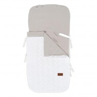 Baby's Only Sommer Fußsack Maxi-Cosi Zopf weiß 86x38cm