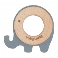 Baby's Only Beißring Elefant grau