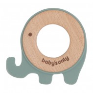 Baby's Only Beißring Elefant stonegreen