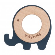 Baby's Only Beißring Elefant vintage blue