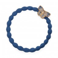 By Eloise Haargummi Armband Bling Butterfly doveblue