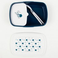 Bloomingville Lunchbox "Superhero" in blau