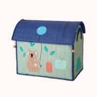 Rice Spielzeugkorb Größe S Koala in blau