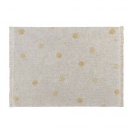 Lorena Canals waschbarer Teppich 'Hippy Dots' in creme/gelb 12...