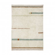 Lorena Canals waschbarer Teppich 'Lane' in natural/vintage blu...