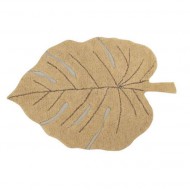 Lorena Canals waschbarer Teppich 'Monstera Leaf' in gelb 120x1...