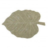 Lorena Canals waschbarer Teppich 'Monstera Leaf' in olive 120x...