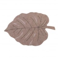 Lorena Canals waschbarer Teppich 'Monstera Leaf' in mauve 120x180cm