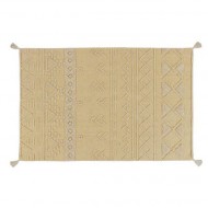 Lorena Canals waschbarer Teppich 'Tribu' in gelb 170x240cm