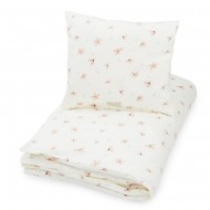 Cam Cam Bettwäsche 'Windflower Creme' mit Blumenmuster in creme/rosa 135x200cm