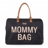 Childhome Mommybag Krankenhaustasche in schwarz/gold