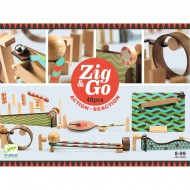 Djeco Kettenreaktionsspiel 'Zig & Go' 48 Teile