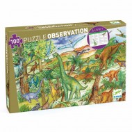 Puzzle 'Dinosaurier' von Djeco - 100 Teile
