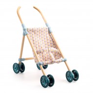 Djeco Holz Puppenwagen 'Little Cubes' - 44 cm