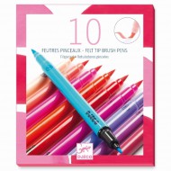 10 Filzstifte 'Pink' von Djeco