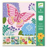 Djeco Schablodenen-Set 'Schmetterling&Co.'
