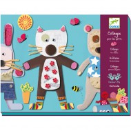 Djeco kreatives Collage-Set TIERE
