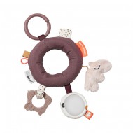 Done by Deer Babyspielzeug Activity-Ring "Deer friends" in puder