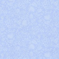 Eijffinger Rice "Everyday Magic two" Tapete blau/lila mit zartem Blumen-Blätter-Muster creme/weiß