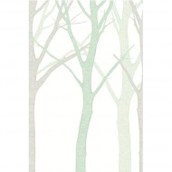 Eijffinger "Wallpower Junior" Wandbild Bäume 2 in creme/grün/sand 280x186cm