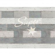 Eijffinger "Wallpower Junior" XL-Wandbild "Superstar" in grau/weiß 280x372cm