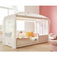 LIFETIME 4-in-1 Bett inklusive Himmel Fairy Dust  - Bett in weiß oder white wash