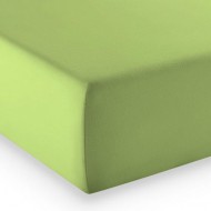 Fleuresse Laken 90x200cm Uni apfelgrün aus Jersey