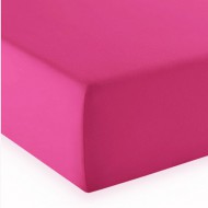Fleuresse Laken 90x200cm Uni pink aus Jersey