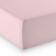 Fleuresse Laken 90x200cm Uni rosa aus Jersey