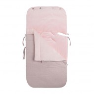 Baby's Only Fußsack Maxi-Cosi Sparkle silberrosa melee 86x38cm