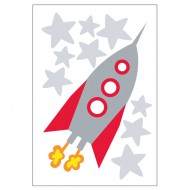 Forwalls Wandsticker Rakete