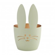 Giftcompany Windlicht 'Hase' in pastellgrün/gold