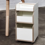 AUSSTELLUNGSSTÜCK Growing Table Spaces in weiß – das clevere Containermöbel für SELBSTABHOLER