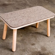 Pure Position Filzauflage für die Sitzbank des Growing Table 42x80cm