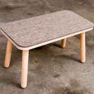 Pure Position Filzauflage für die Sitzbank des Growing Table 42x80cm