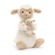 Jellycat Kuscheltier 'Huddles Sheep' weiß 24cm