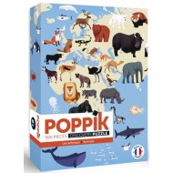 Poppik Puzzle "Tiere der Welt" (500 Teile)