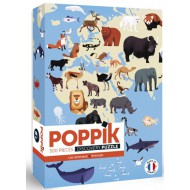 Poppik Puzzle "Tiere der Welt" (500 Teile)