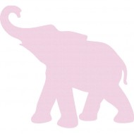 Babyelefant rosa Glitzer
