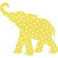 Babyelefant  212 in gelb mit Sternen
