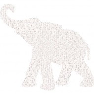 Babyelefant 202 mit rosa Punkten