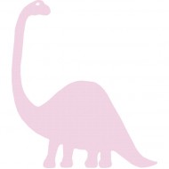 Tapetendinosaurier in rosa Glitzer
